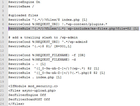 updatehtaccess Post image