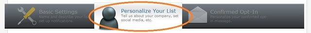 Personalize Your List