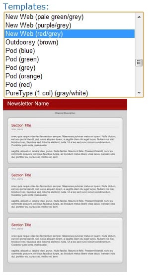 AWeber Templates