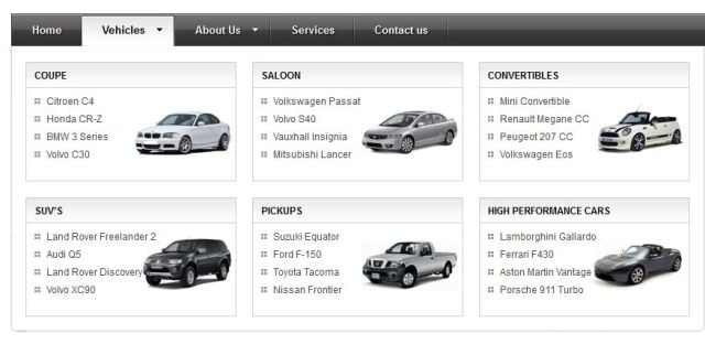 WordPress Menu Plugins - Mega Menu Widget plugin from Design Chemical