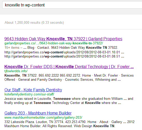 WordPress Knoxville TN wp-content - Google Search