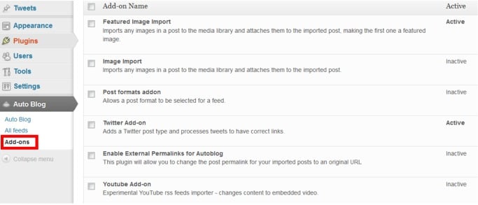 add-ons Post image