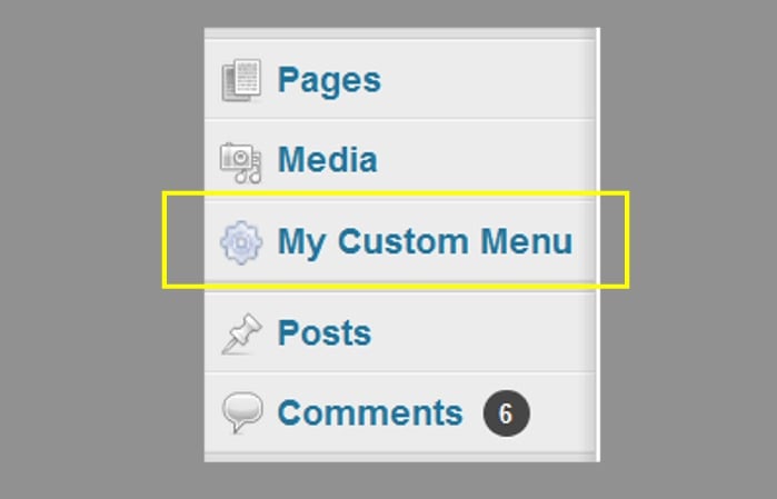 admin-menu-editor-custom-menu