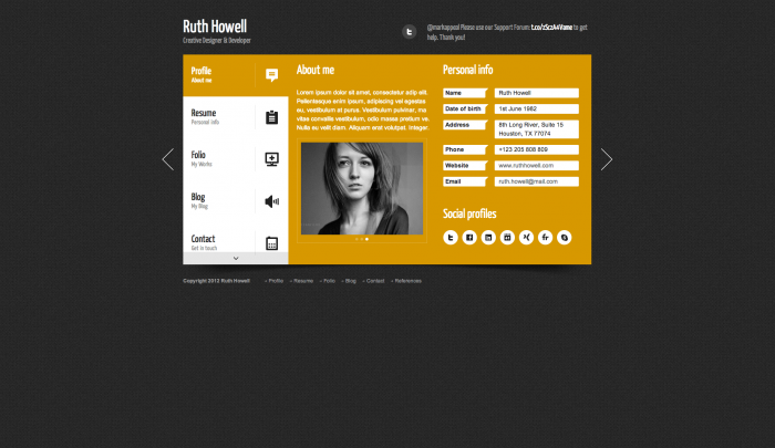 Prestige colorful WordPress theme