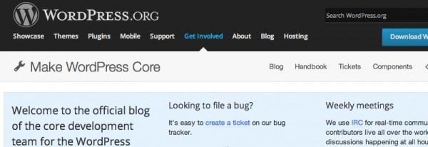 Make WordPress Core image