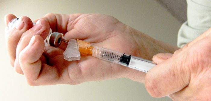 Photo of vaccination syringe