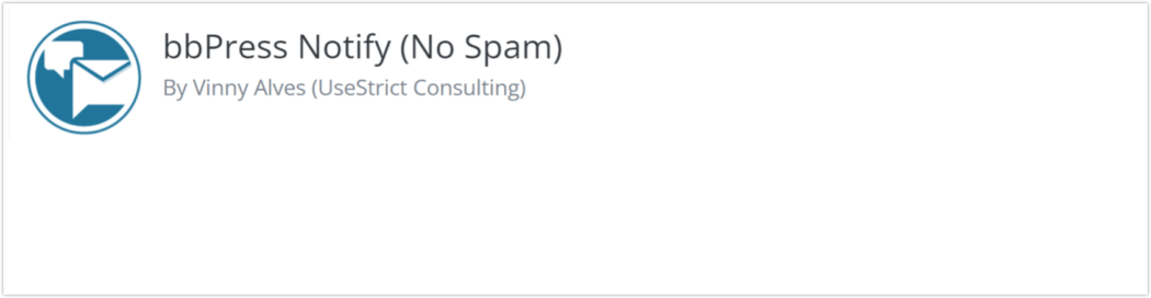bbpress notify no spam banner image