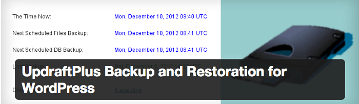 UpdraftPlus' image from the WordPRess repository