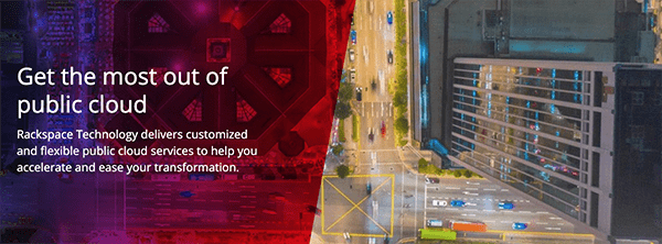 Rackspace header.
