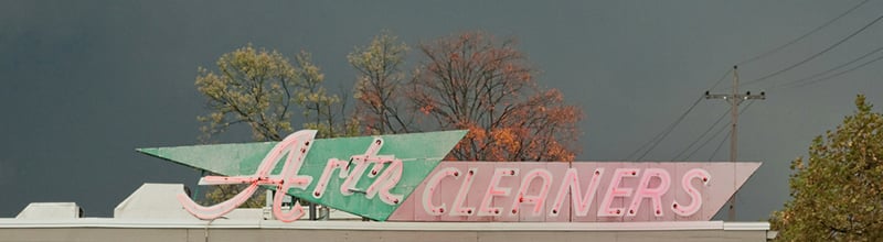 A cleaner sign
