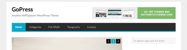 WPExplorer — GoPress image