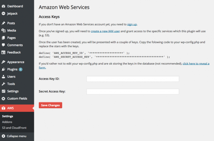 S3 And Cloudfront plugin setup