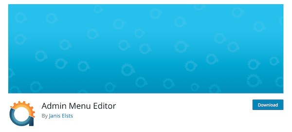 Admin Menu Editor image