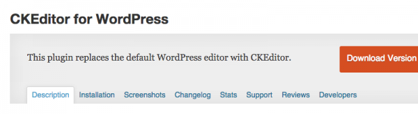 CKEditor for WordPress image