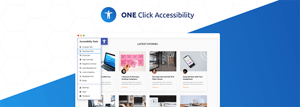 one click accessibility