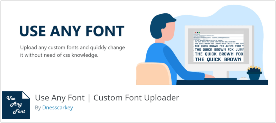 Use Any Font plugin