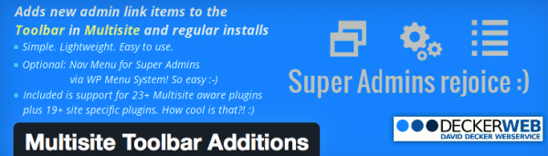Multisite Toolbar Additions image
