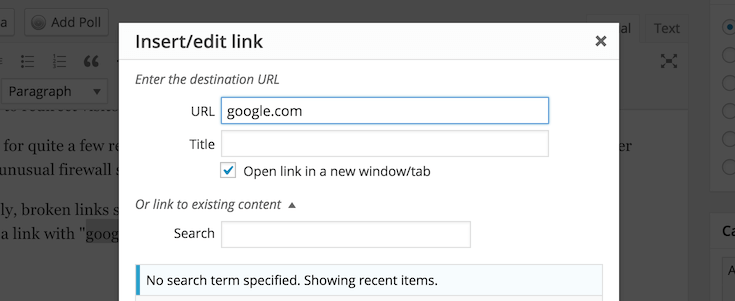 Link to example.com