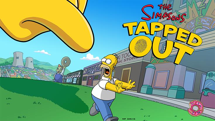 The Simpsons: Tapped Out loading screen.