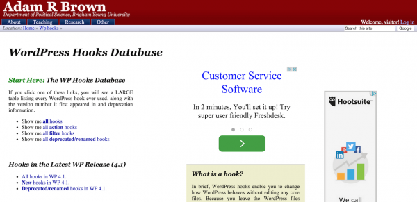 2. WordPress Hooks Directory image