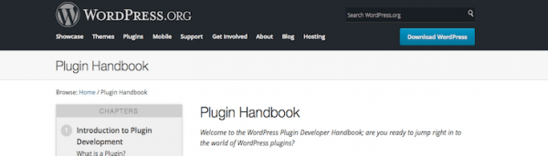 WordPress Developer Plugin Handbook image