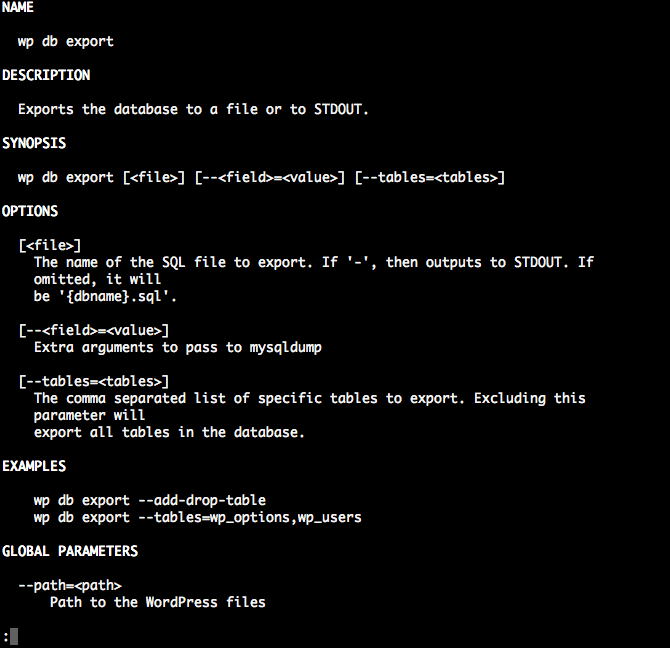 WP Help Example