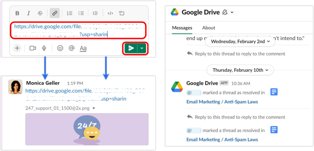 Slack Google Drive