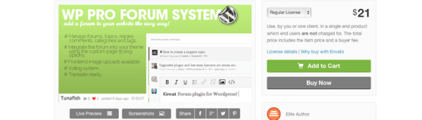 WP Pro Forum System image