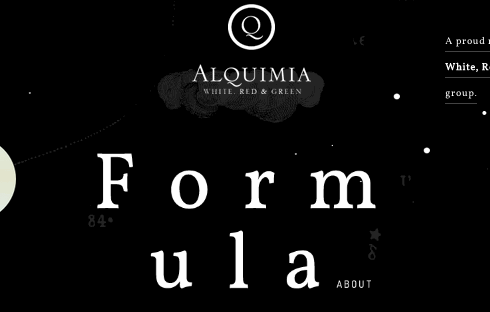 The Alquimia site adds a layer of interactivity.