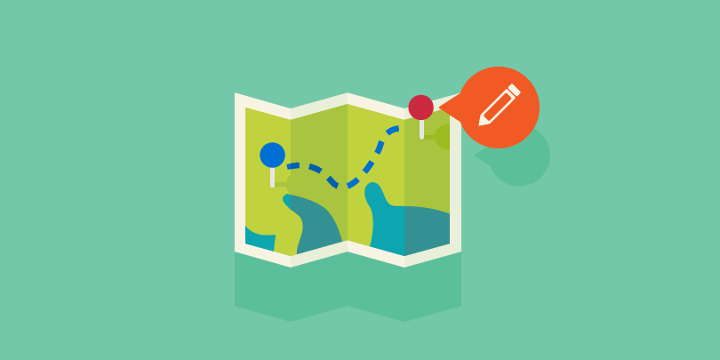A map illustration