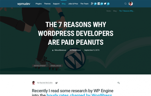 WordPress developers aren't paid enough, but that doesn't mean we should work for free.