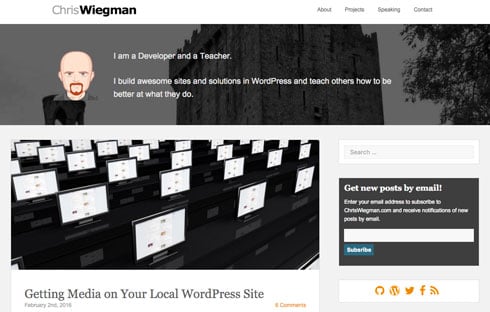 Chris Wiegman is a successful WordPress developer and teacher.