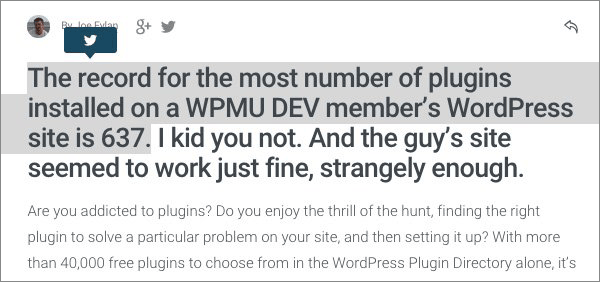 Learn how to highlight and share words from your posts with our tutorial.