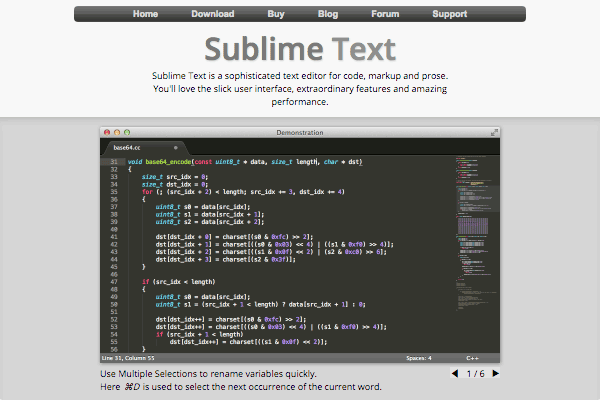 Sublime Text image