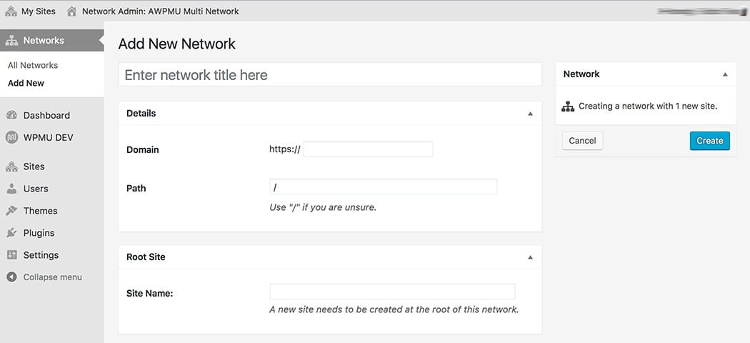 Adding a network to your network.