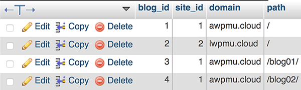 The two blogs are now running under the AWPMU main/master Multisite\.
