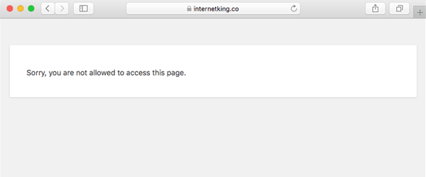 An example of the error in Safari.
