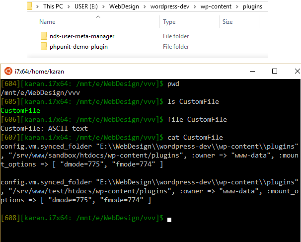Vagrant CustomFile