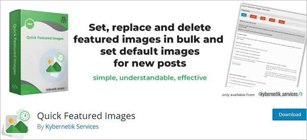 Quick Featured Images