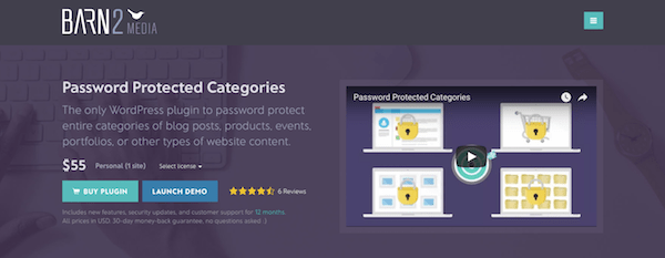 Password Protect - Password Protected Categories Plugin