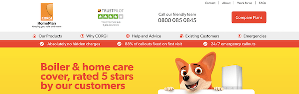 Conversion Rate Optimization - CORGI Home Page Updated