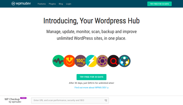 The Hub on the WPMU DEV website