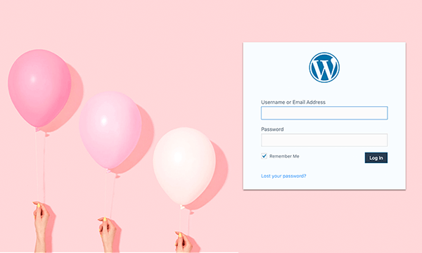 Balloon theme login screen customization