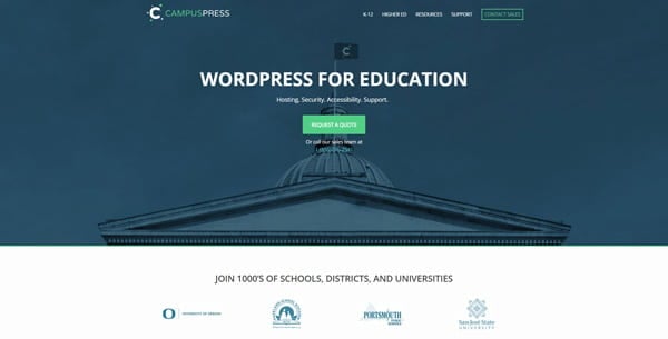CampusPress - A complete hosting solution for universities, colleges, and schools!