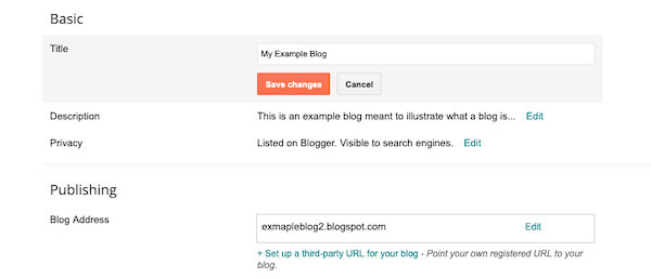 Adjust the title settings of your blog