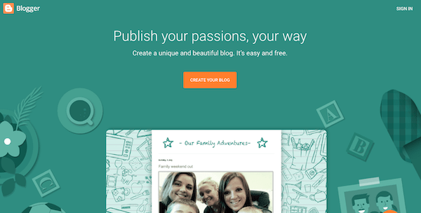 The Homepage of Blogger