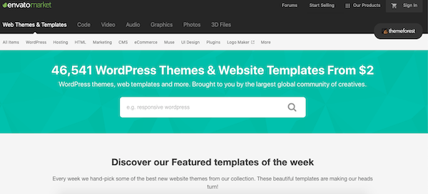 Try some paid WordPress themes