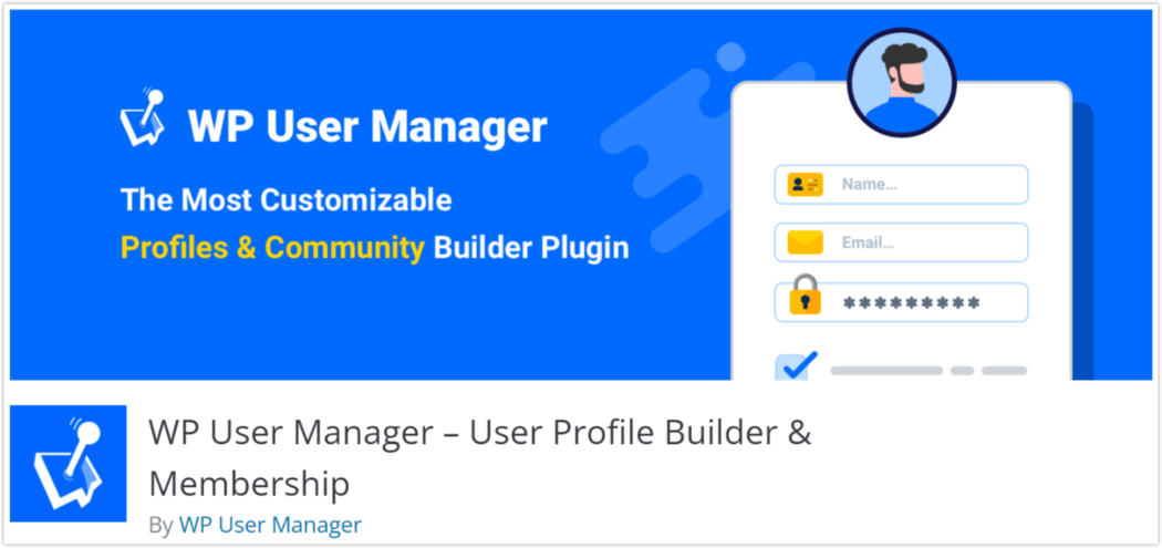 WP User Manager