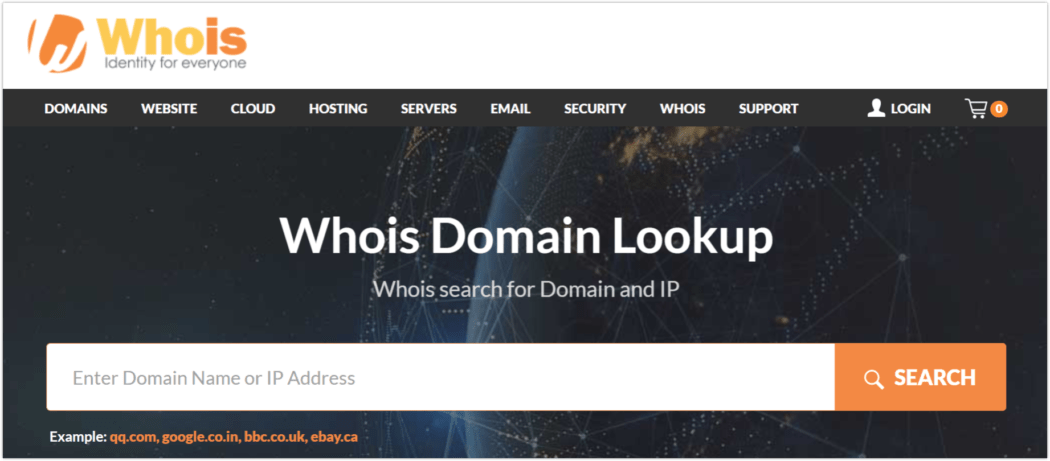 whois domain lookup