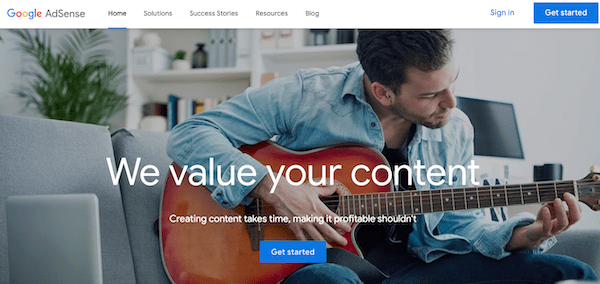 Google adsense is one of the most popular ad networks on earth